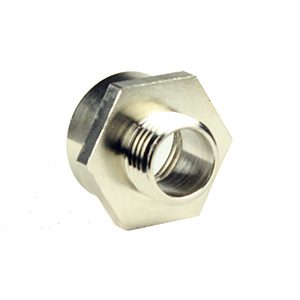 [12903028] M20 to 1/2 NPT Adapter, M20 Male Threads to 1/2 NPT Female Threads, Metal Metric Thread to NPT Adapter