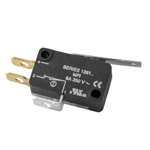 [MFI-5] Micro Limit Switch, Standard Lever , Quick Connect Terminals, 8A, 250Vac