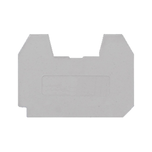 [ASIDMT1.5QUATTRO] DIN Rail Mounted Terminal Block End Cover, used with micro miniature 4-wire terminal block