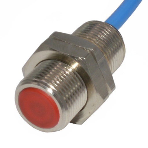 [SIV000023] Inductive proximity sensor, 14mm Diameter, 5-30 VDC, Shielded, embeddable, pre-wired with 2 meter cable