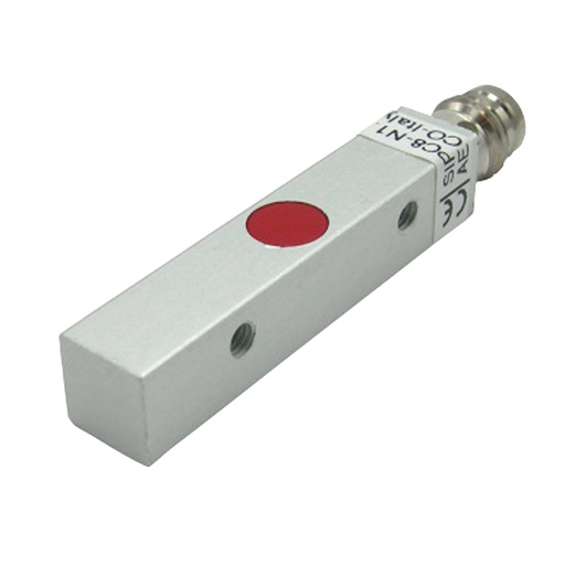 [SIP000032] 2mm Center Sensing inductive proximity sensor, Shielded, 6-30 VDC, NPN-N.O., M8 Connector, 8x8x40mm