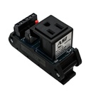 ASI IMACP01-CB5, Single 120VAC Receptacle, 5A Circuit Breaker, Din Rail Mounted, UL508