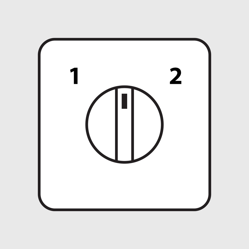 Step Switch Handle, 2 Positions without Off
