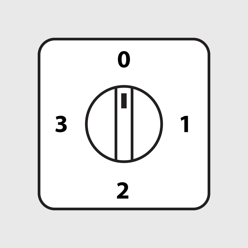 Handle for Ammeter and Voltmeter Switches