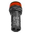 120V RED LED Indicator Lights, 22mm, UL