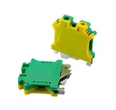 Ground Terminal Block | 24-6 AWG | DIN Rail Mount | Screw Terminal | 10.2mm Wide | UL Listed | ASIUSLKG10N
