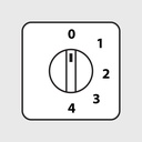 Step Switch Handle, 4 Positions With Off