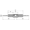 Inline Fuse Holders For 5x20 mm And 1 X 1/4 Inch Glass Fuses, With 150mm Pigtail Lead Wire, 6.3 Amp, 250 Volt, PTF-80A