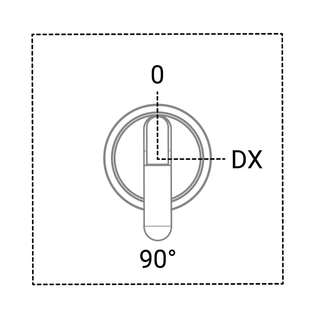 PSLBXD0_Selector Switch handle_Direction Diagram.webp