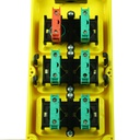 Double Row 6 Button Pendant Station, 4 Bidirectional, 1 Start, 1 Estop Button