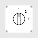 Step Switch Handle, 3 Positions without Off
