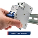 2P CB-DIN Rail Mounting