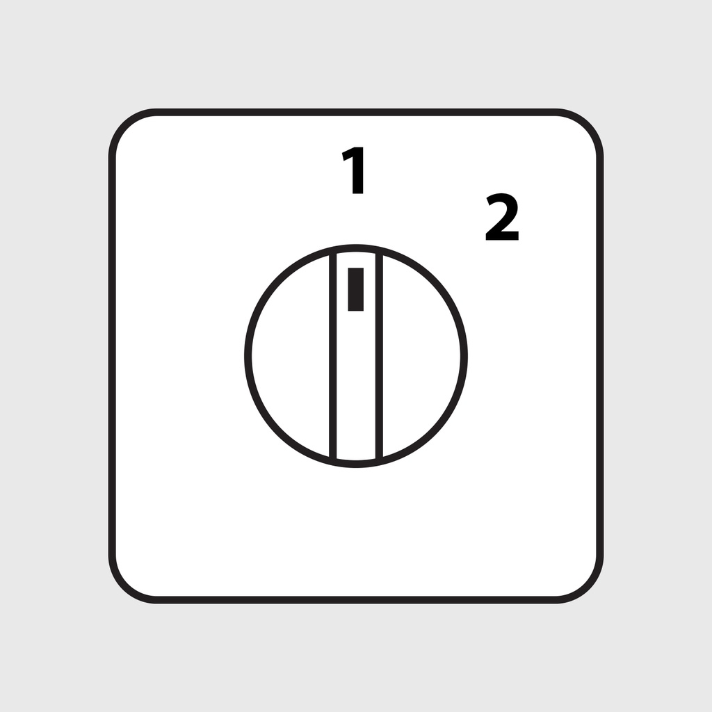 Step Switch Handle, 2 Positions without Off