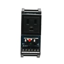 ASI IMACP01-CB5, Single 120VAC Receptacle, 5A Circuit Breaker, Din Rail Mounted, UL508