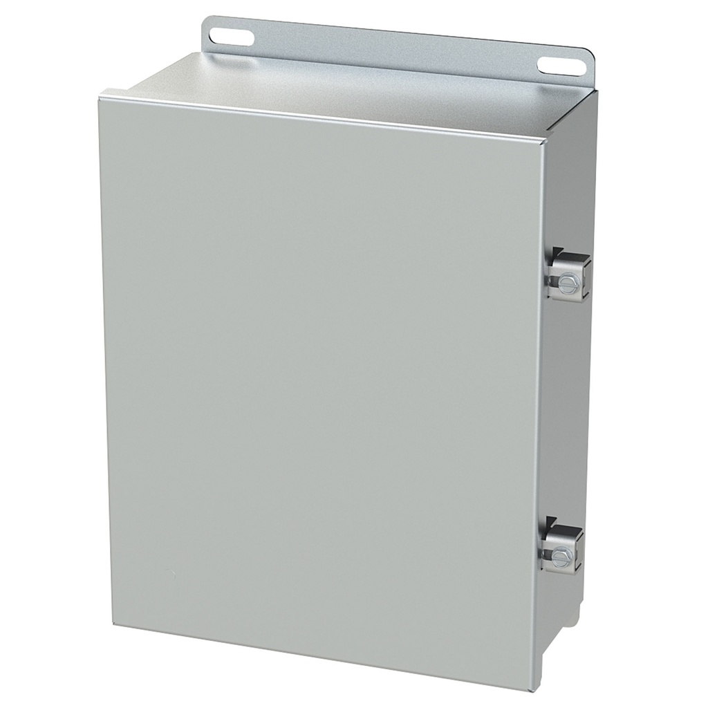 NEMA 3R, 4, 4X, 12 Enclosure, Wallmount, 10" H x 8" W x 4" D, 304 Stainless Steel
