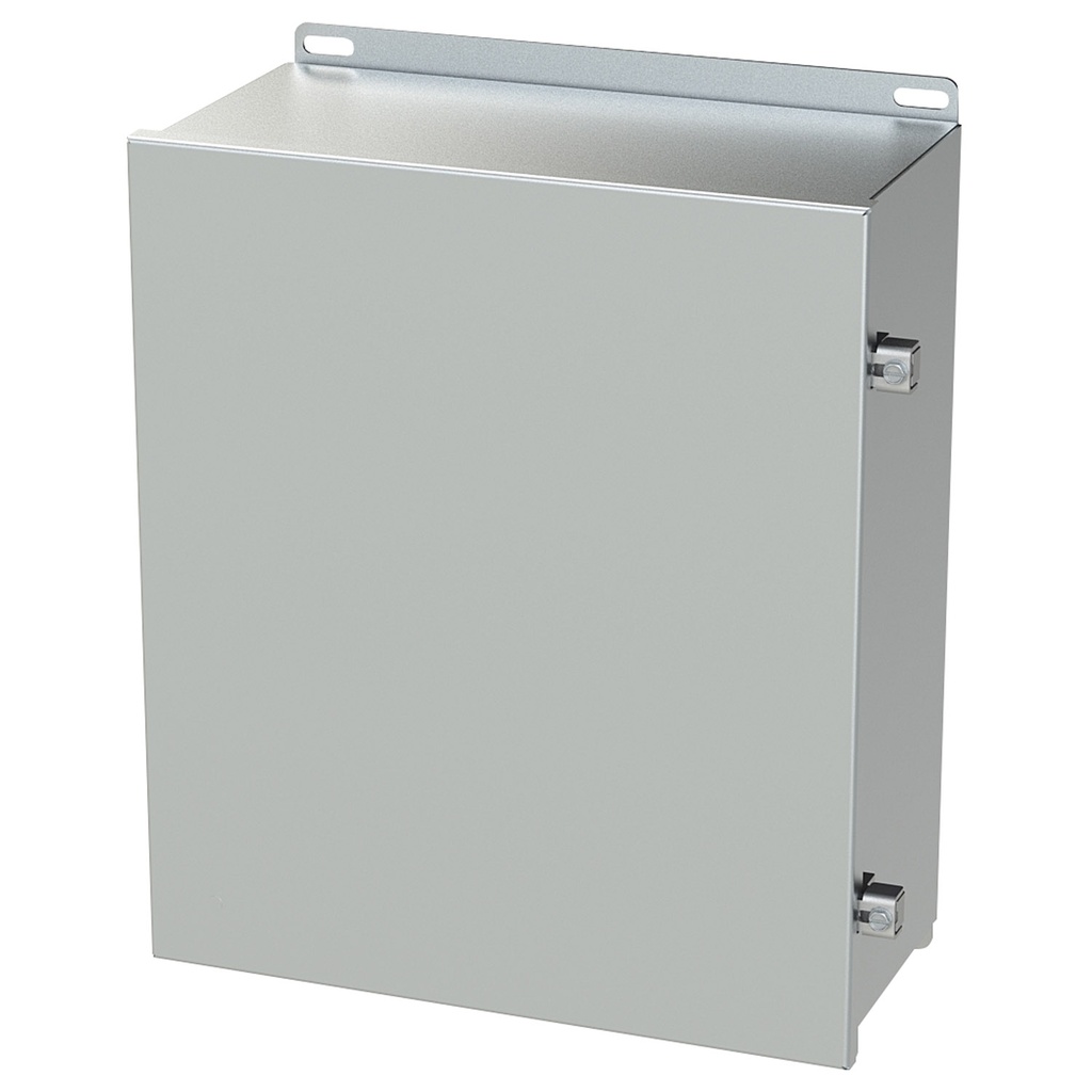 NEMA 3R, 4, 4X, 12 Enclosure, Wallmount, 14" H x 12" W x 6" D, 304 Stainless Steel