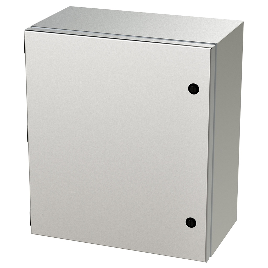 NEMA 4X Junction Box, Wallmount, 16" H x 14" W x 8" D, 304 Stainless Steel