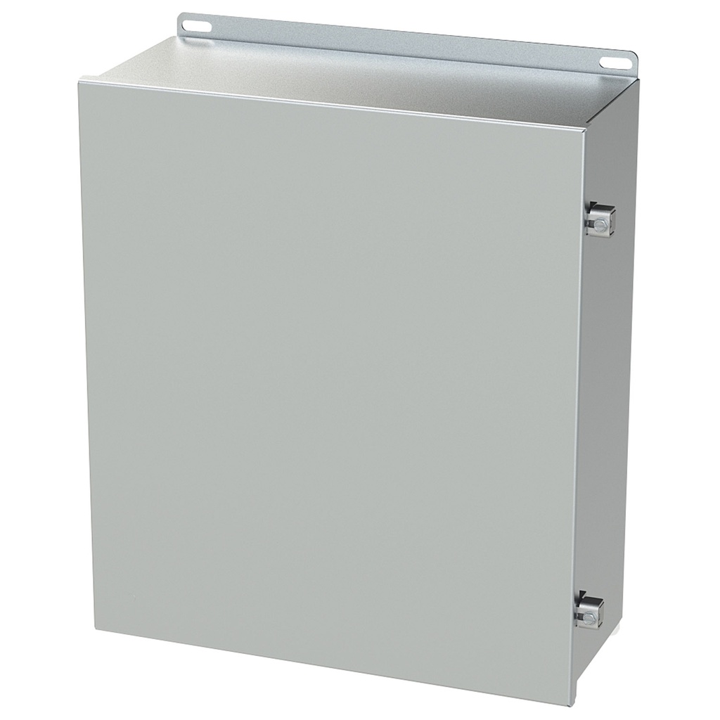 NEMA 3R, 4, 4X, 12 Enclosure, Wallmount, 16" H x 14" W x 6" D, 304 Stainless Steel