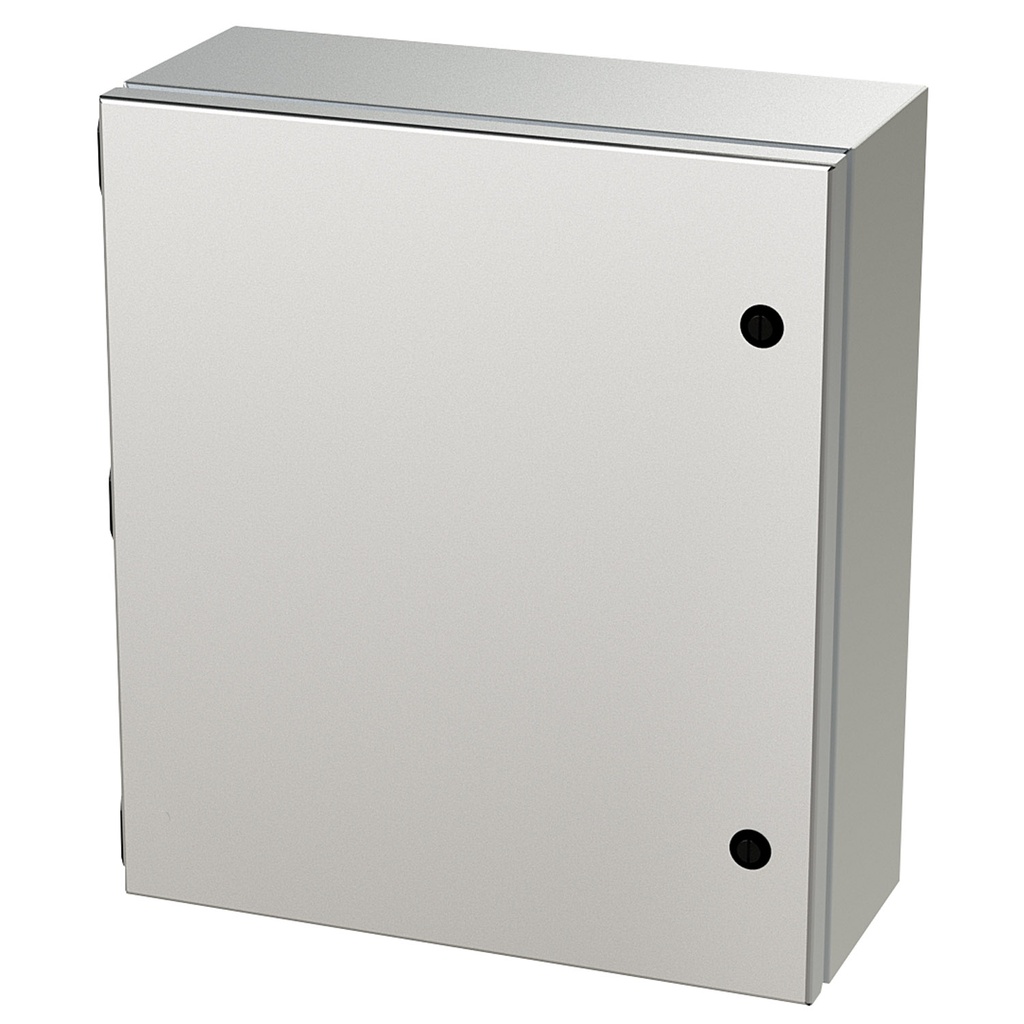 NEMA 4X Junction Box, Wallmount, 16" H x 14" W x 6" D, 304 Stainless Steel