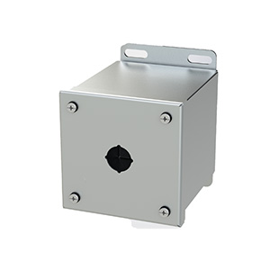 Push Button Enclosure, 22.5mm, 1 Hole, 304 Stainless Steel, NEMA 4X
