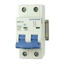 Mini Circuit Breaker | UL1077 Listed  | 16A  D Curve  400/415VAC  80VDC  10kAIC |  DIN Rail Mount |  Non Polarized |  MCB Branch Circuit Protection | NDB2-63D16-2 (2 Pole, D Trip, 16 Amp)