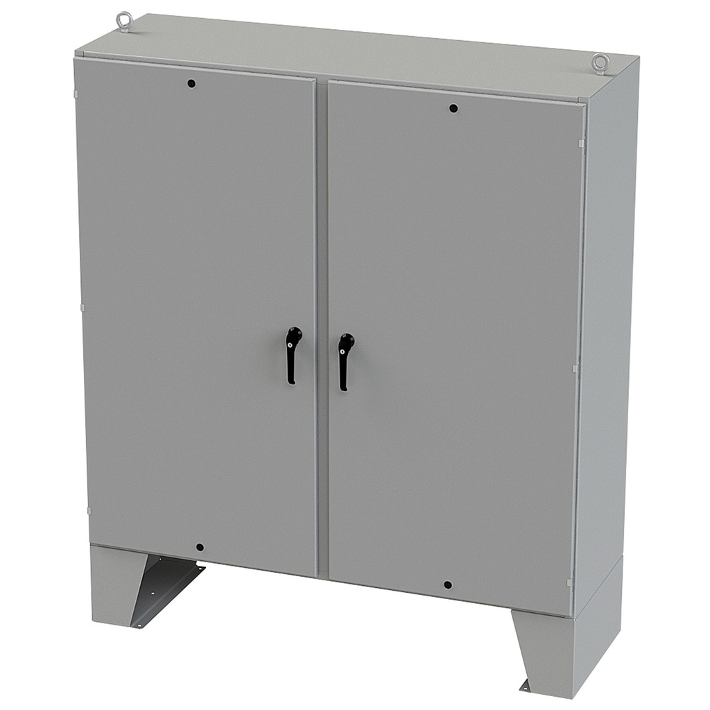 NEMA 12 Enclosure, Floor Mount, 72 x 72 x 24, Carbon Steel, Industrial Panel