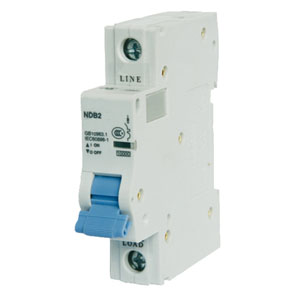 Mini Circuit Breaker | UL1077 Listed  | 40A  C Curve  230/240VAC  80VDC  10kAIC |  DIN Rail Mount |  Non Polarized |  MCB Branch Circuit Protection | NDB2Z-63C40-1 (1 Pole, C Trip, 40 Amp)