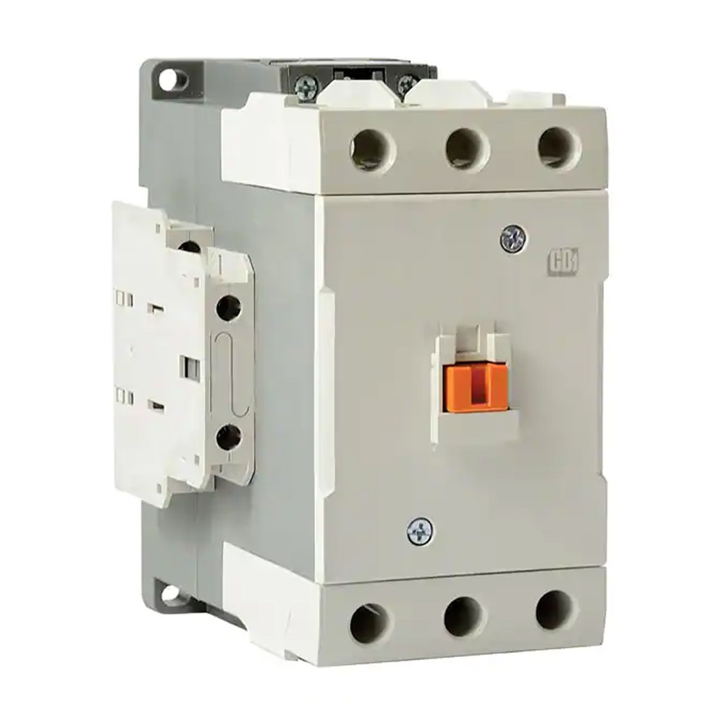 3 Pole IEC Contactor 160 Amp, 3 Phase Contactor 120V Coil , DIN Rail, Panel Mount 3 Pole AC Contactor, UL508 Listed