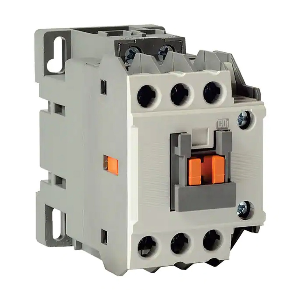 3 Pole IEC Contactor 40 Amp, 3 Phase Contactor 120V Coil, 3 Pole DIN Rail Or Panel Mount AC Contactor, UL508 Listed