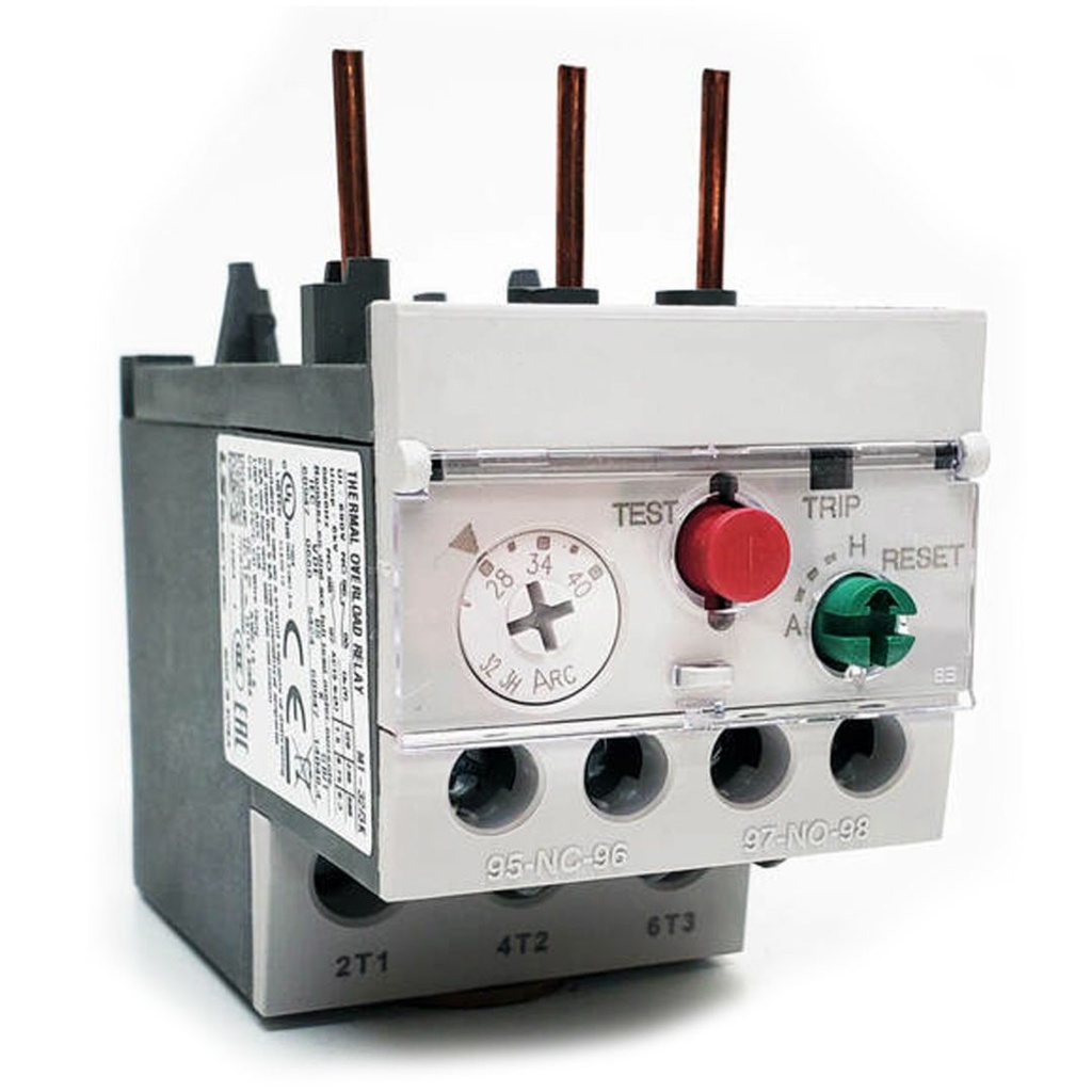 0.33 A Thermal Overload Relay for CC22,CDC22,CC40,CDC40 Contactors