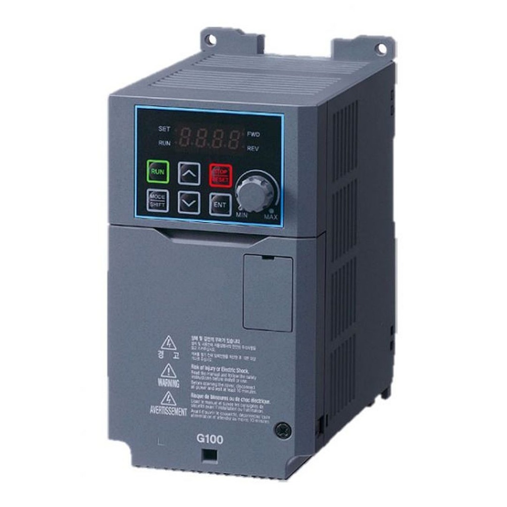 1HP Variable Frequency Drive, 5A, 200-240 VAC, Three Phase VFD