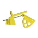 Circuit Breaker Lockout-Tagout Assembly for QL and QZ Series DIN Rail Breakers, QFAP001