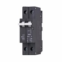 1 Amp, 2 Pole, 277/480V AC, Trip Curve: J4, DIN Rail Mount-Hydraulic-Magnetic Circuit Breaker, UL1077