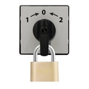 Spring Return to Off Handle for Motor Reversing Switch, Lockable