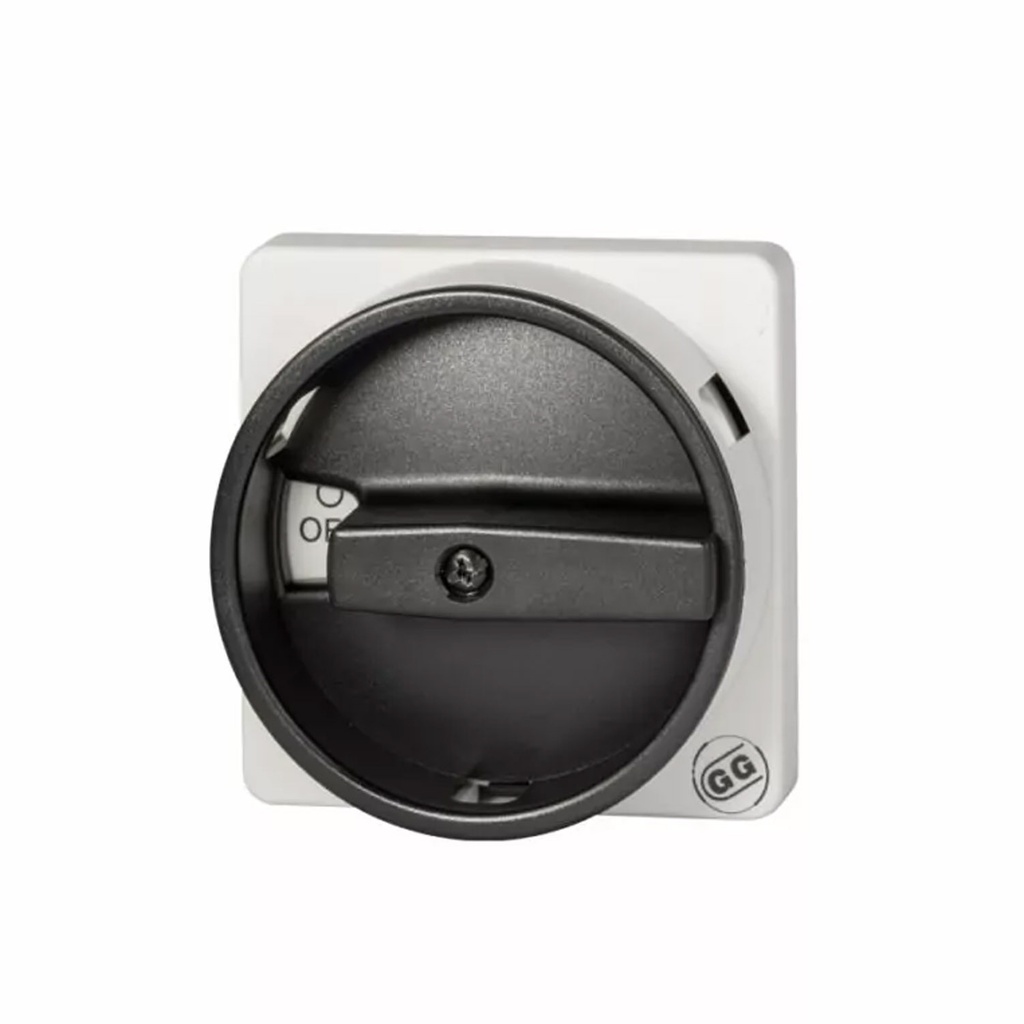 Black Disconnect Switch Handle, 2 Position, for 3 Pad Locks
