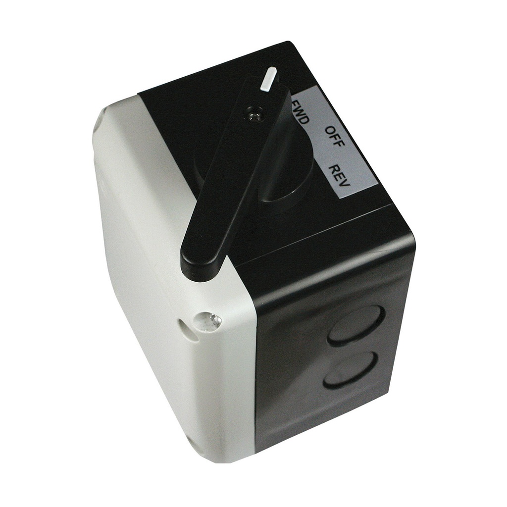 Motor Reversing Drum Switch For Three Phase Electric Motors Up To 15HP, Includes Enclosure and Handle