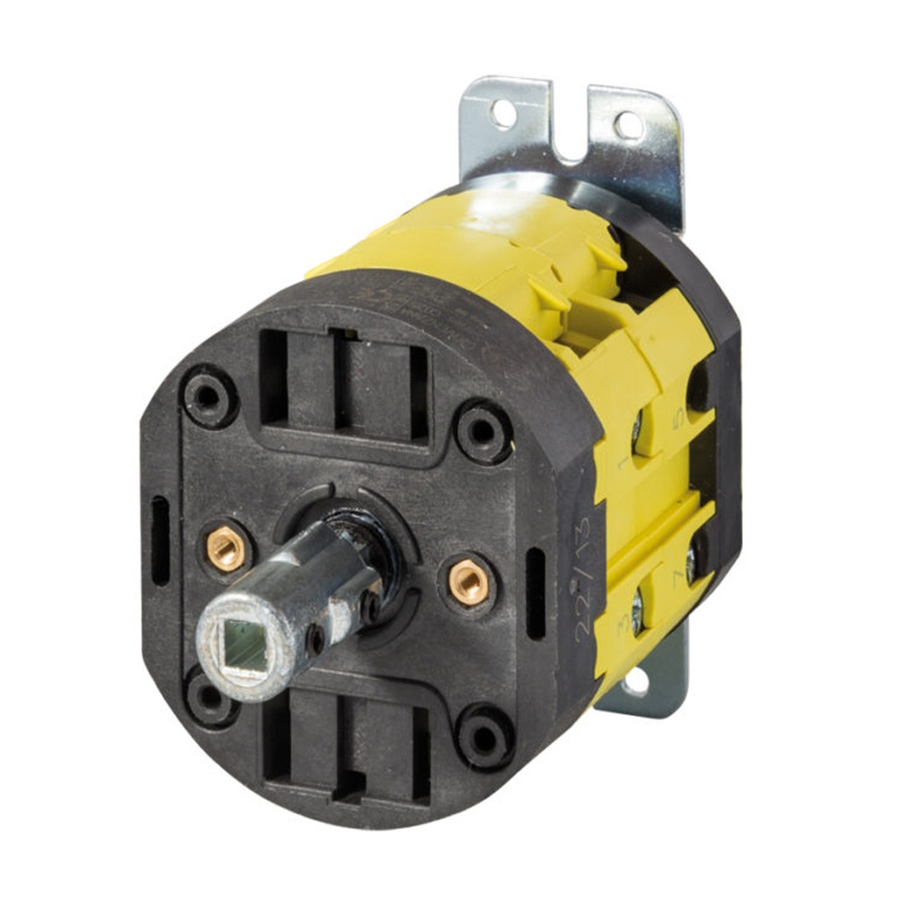 ASI C0400003B Rotary Cam Switch | 3-Pole, 40Amp, 600V AC | 2-Position ON/OFF Load Break Switch | Base Mount | UL508 Listed
