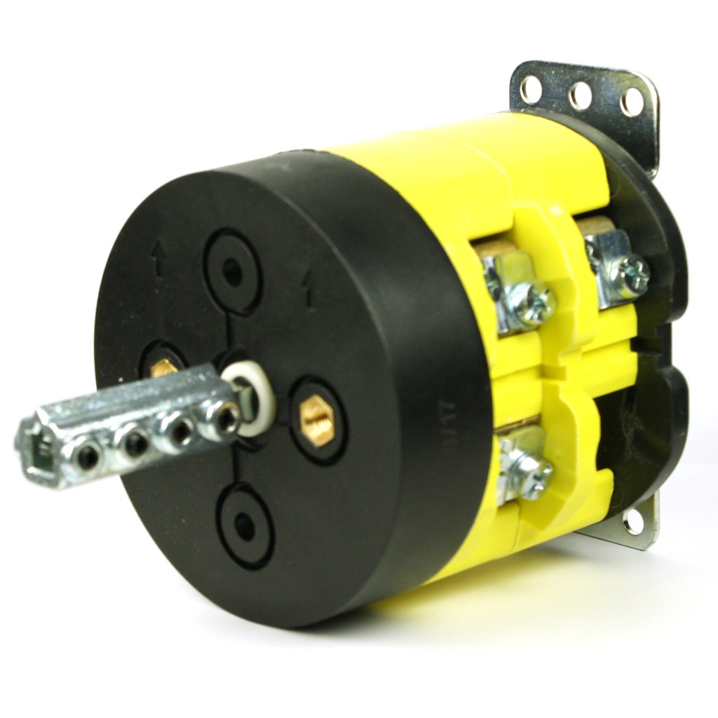 Rotary Cam Switch, 2 Position, On-Off, Load Break Switch, 3 Pole, 80A, 600 Vac, Base Panel Mount