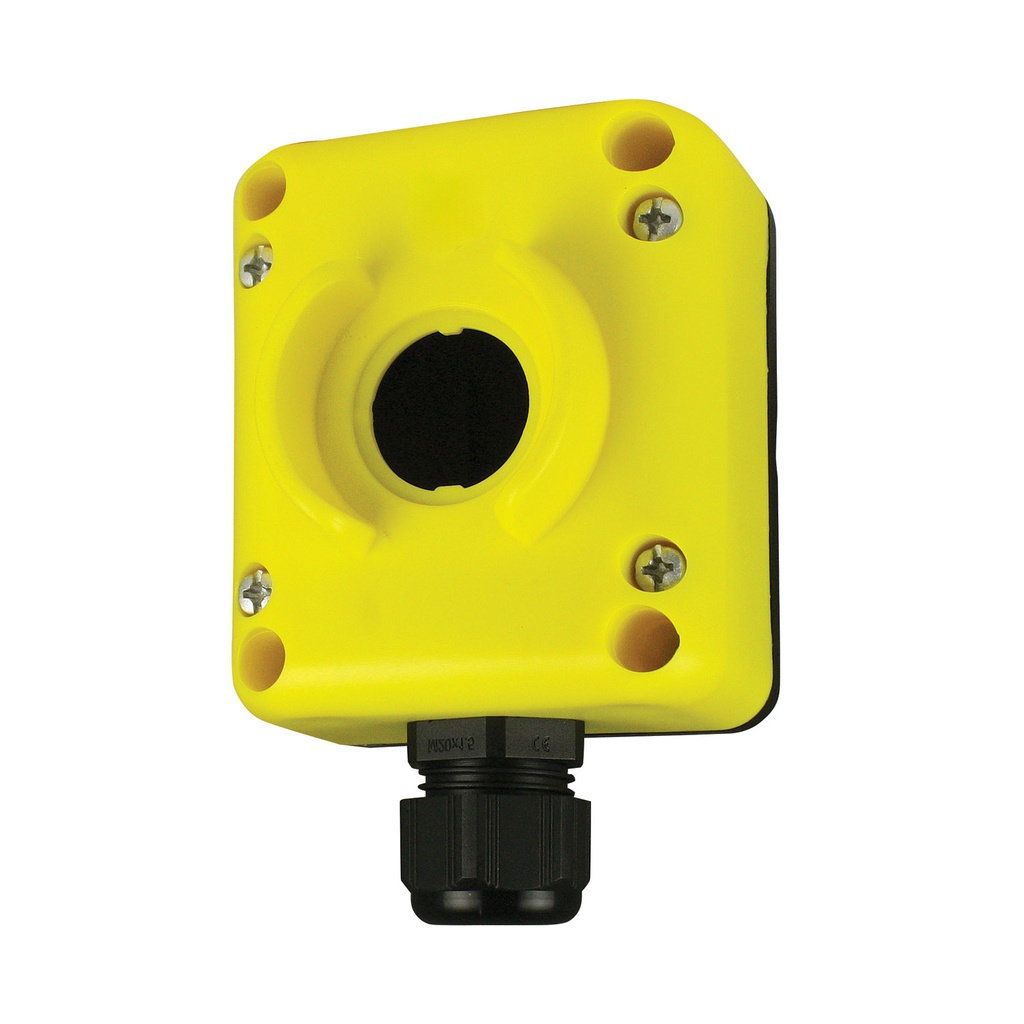 ASI CYTLP1K 1-Hole Control Station | NEMA 4 Enclosure | Cable Gland Included | Industrial Push Button Station | UL Listed