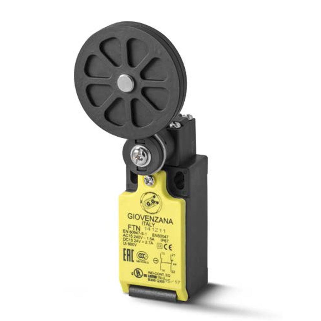 Elevator Limit Switch, Roller Lever Limit Switch, Snap Action, 1 NC 1 NO , M16 Cable Entry Fitting