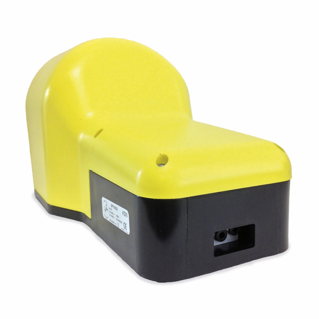 Pneumatic Foot Switch, Yellow Cover, 2 Way Valve, Water Resistant