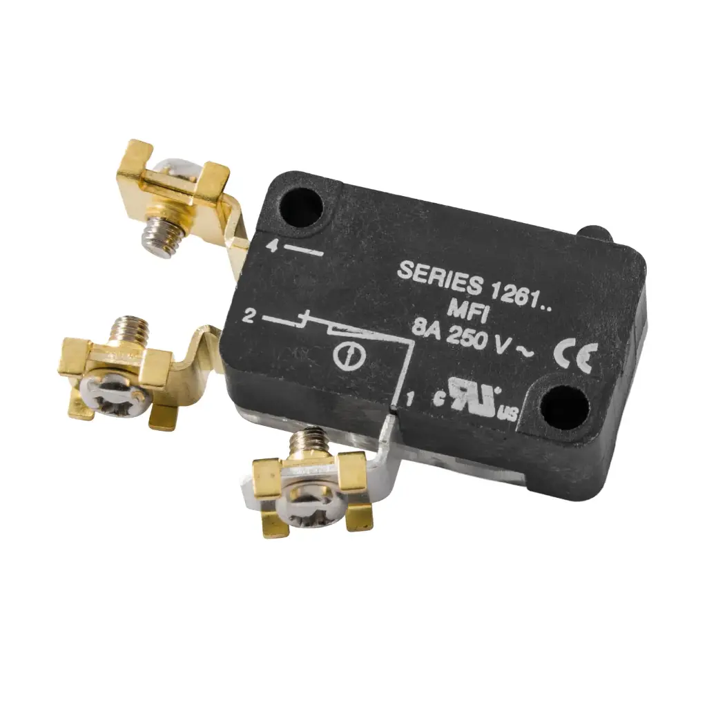 1NC-1NO Snap Action Screw Terminal Micro Switch without Lever, 8A, 250Vac