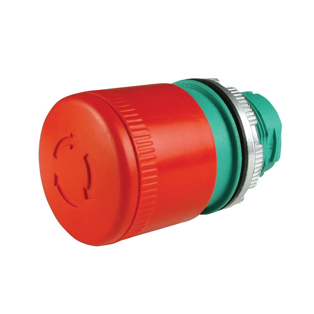 Emergency Stop Push Button | 30mm Head | Twist-to-Release | 22mm Mounting | PL013002