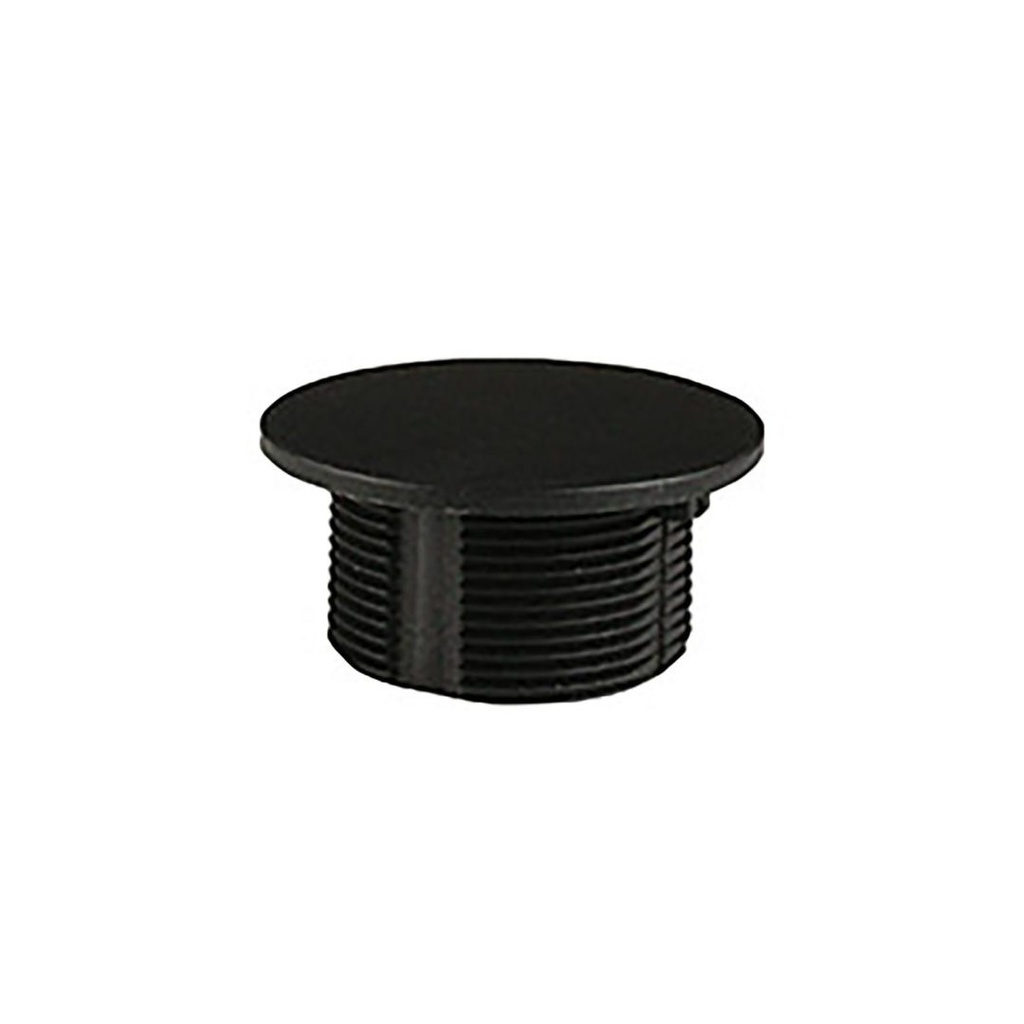 22mm Hole Plug For Use With Giovenzana Pendant Stations, Black Thermoplastic