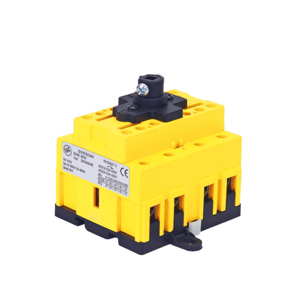 100 Amp Rotary Disconnect Switch, Motor Disconnect Switch Up To 30 HP, 3 Pole, Panel Mounted, UL508 Listed