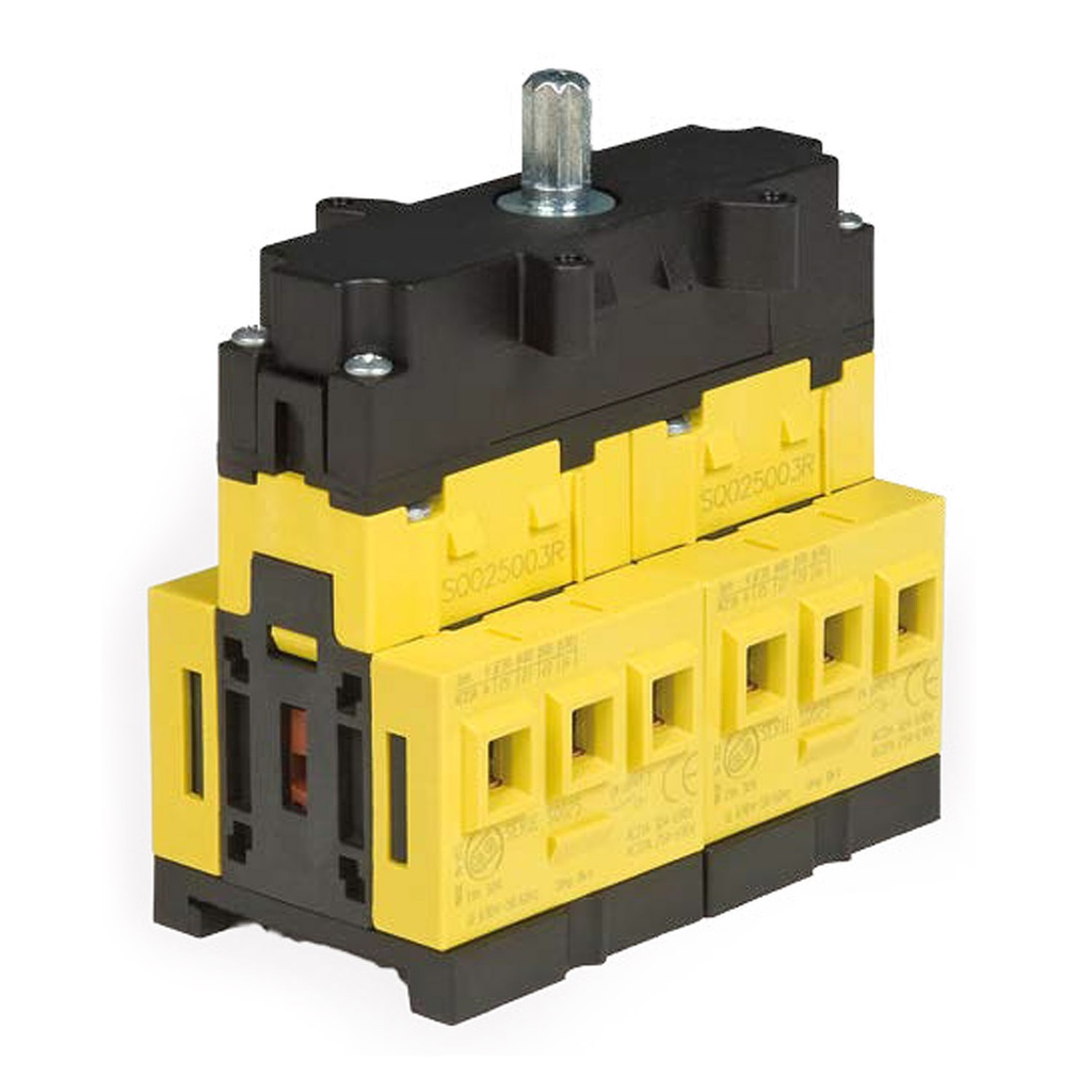 Rotary Disconnect Switch, Motor Disconnect Switch, Door Mounted, 30 Amp, 6 Pole, UL 508 Listed, SQ0250006R