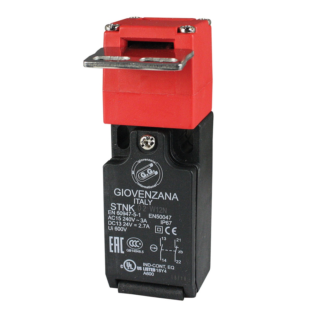 ASI STNK02W12N Safety Door Hinge Switch – Slow Action with 1/2in NPT, Compact, Durable, and Reliable Safety Solution for Industrial Applications
