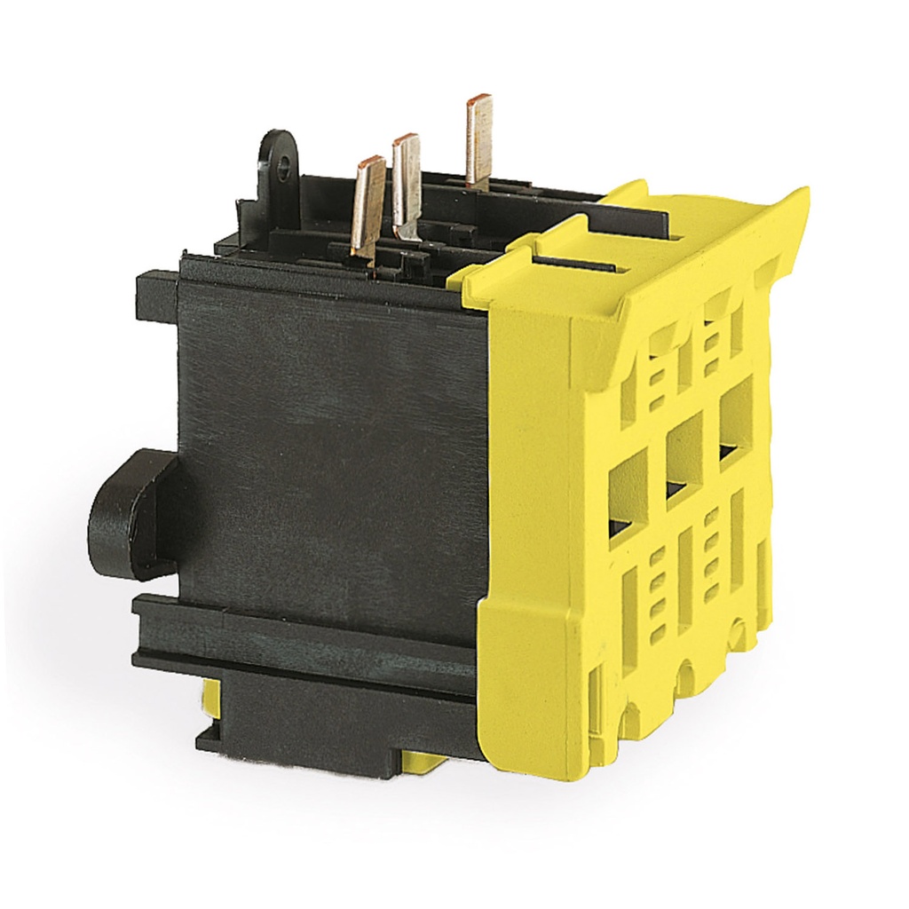 Rotary Disconnect Fuse Holder Module, 3 Pole, Accepts 600V Midget Fuses Up To 32A
