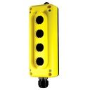 ASI TLP4K 4-Hole Control Station | NEMA 4 Enclosure | Cable Gland Included | Industrial Push Button Station