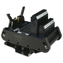 14-Pin IDC Ribbon Cable Connector to Screw Terminal Block Interface Module | 2.0A, 120V AC | 26-12AWG | DIN Rail Mount | IDC Breakout | Type IMRC14 | ASI 10001